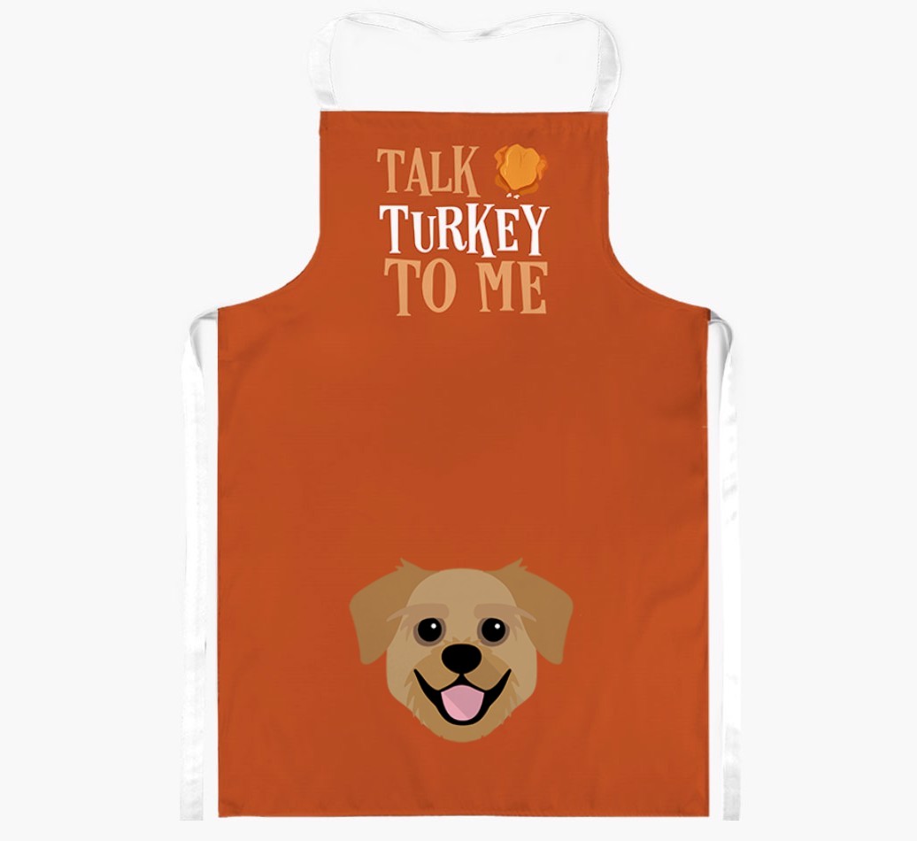 Talk Turkey To Me: Personalised {breedFullName} Apron
