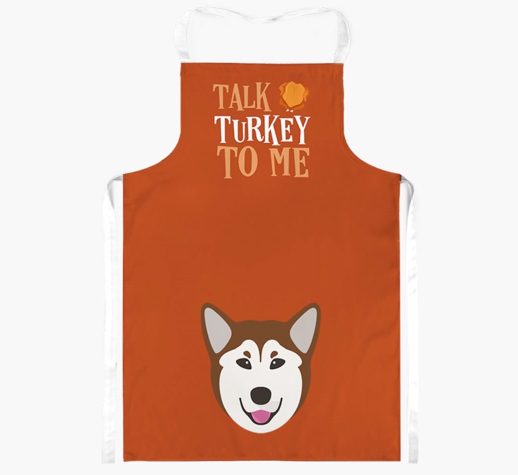 Talk Turkey To Me: Personalised {breedFullName} Apron