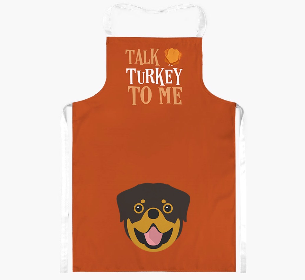 Talk Turkey To Me: Personalised {breedFullName} Apron