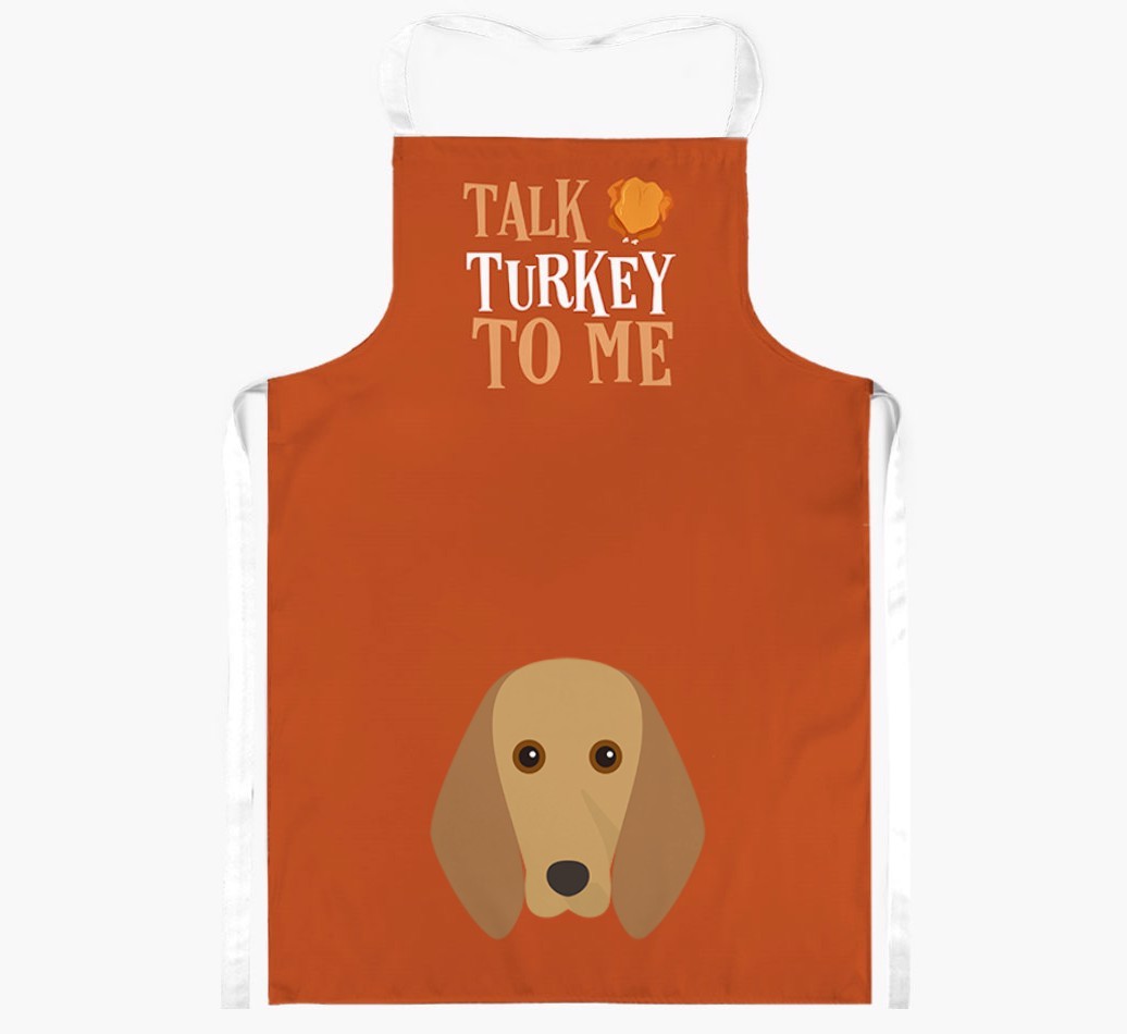 Talk Turkey To Me: Personalised {breedFullName} Apron