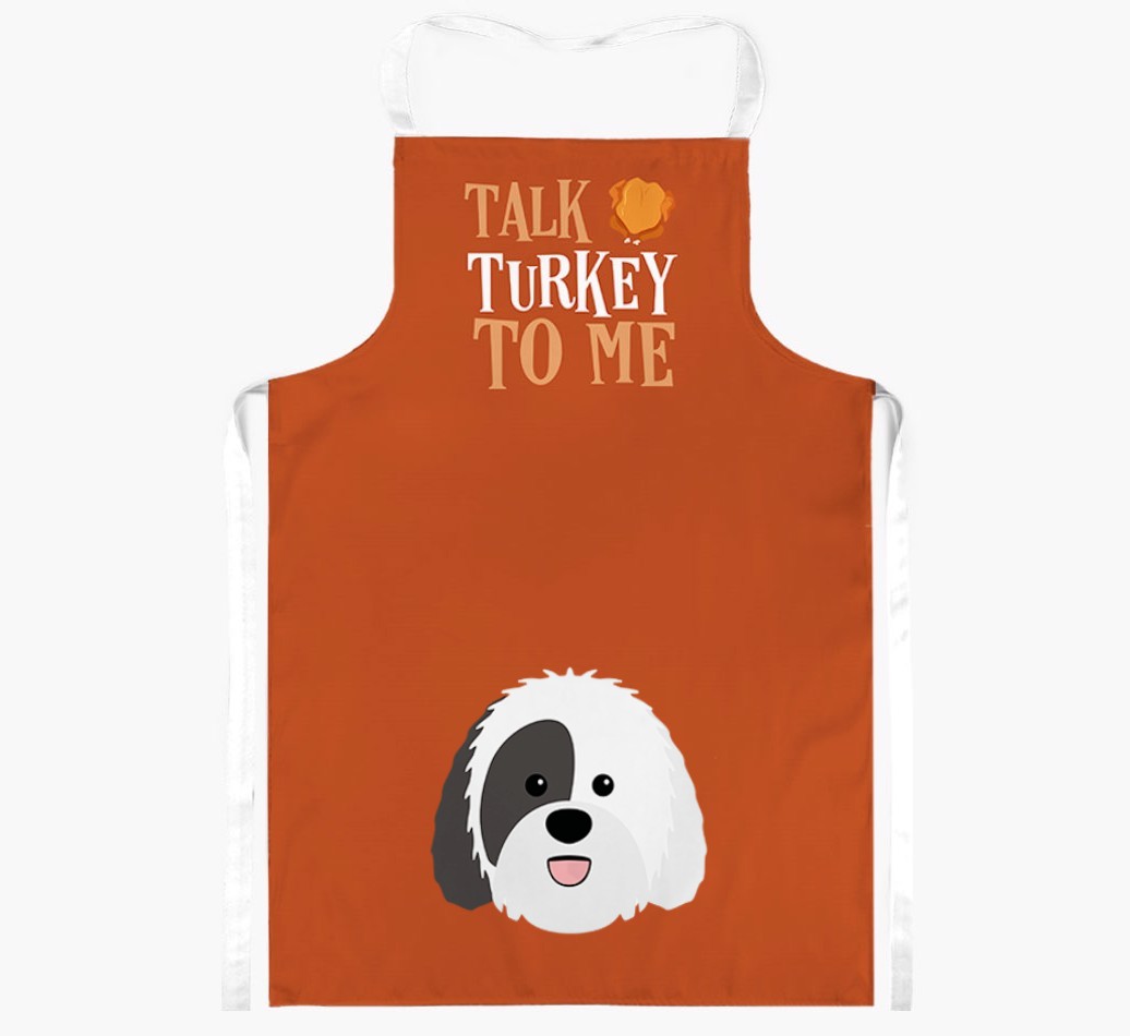 Talk Turkey To Me: Personalised {breedFullName} Apron