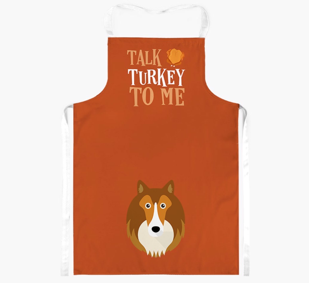 Talk Turkey To Me: Personalised {breedFullName} Apron