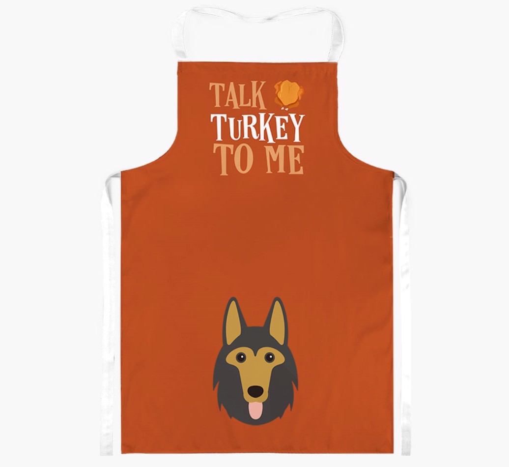 Talk Turkey To Me: Personalised {breedFullName} Apron