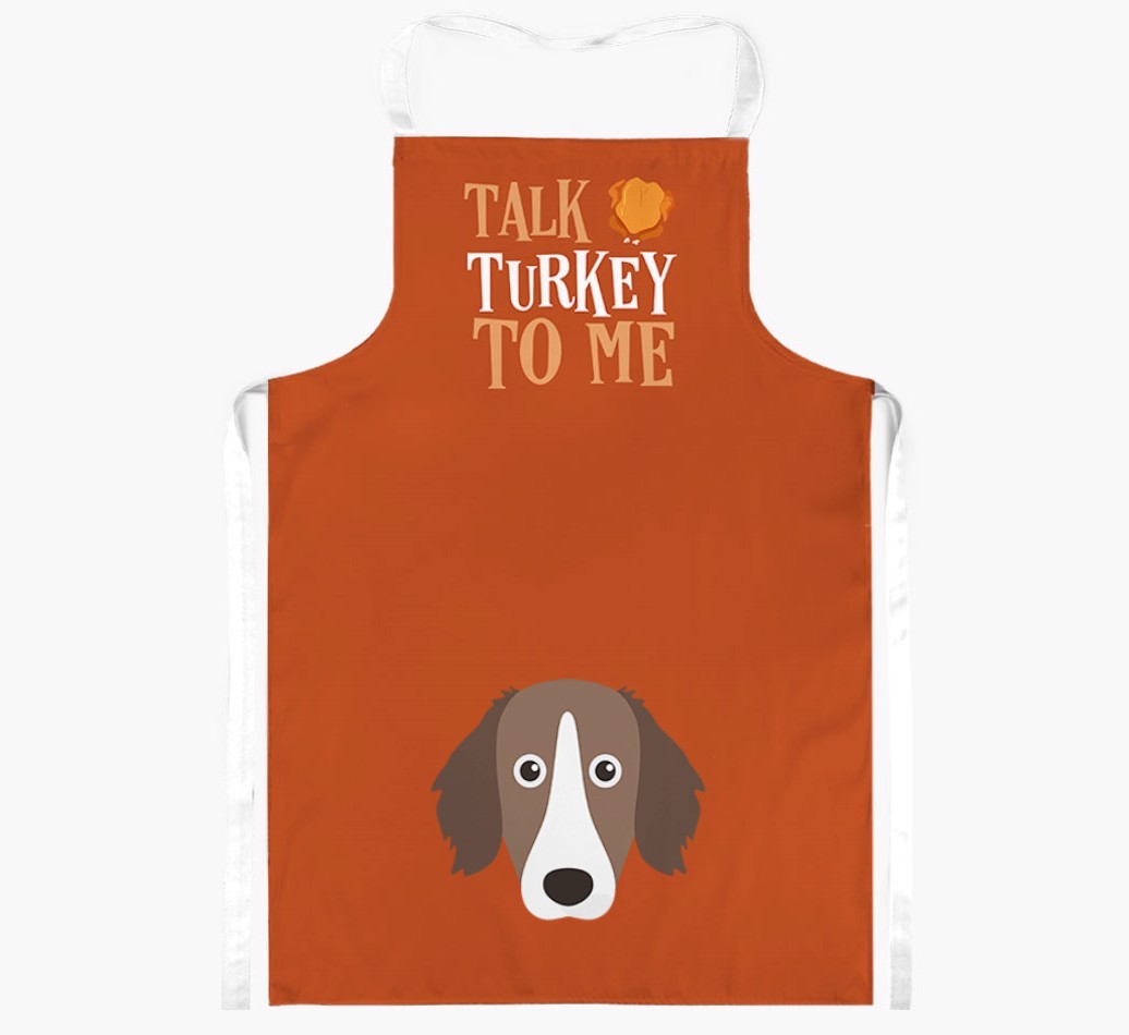 Talk Turkey To Me: Personalised {breedFullName} Apron