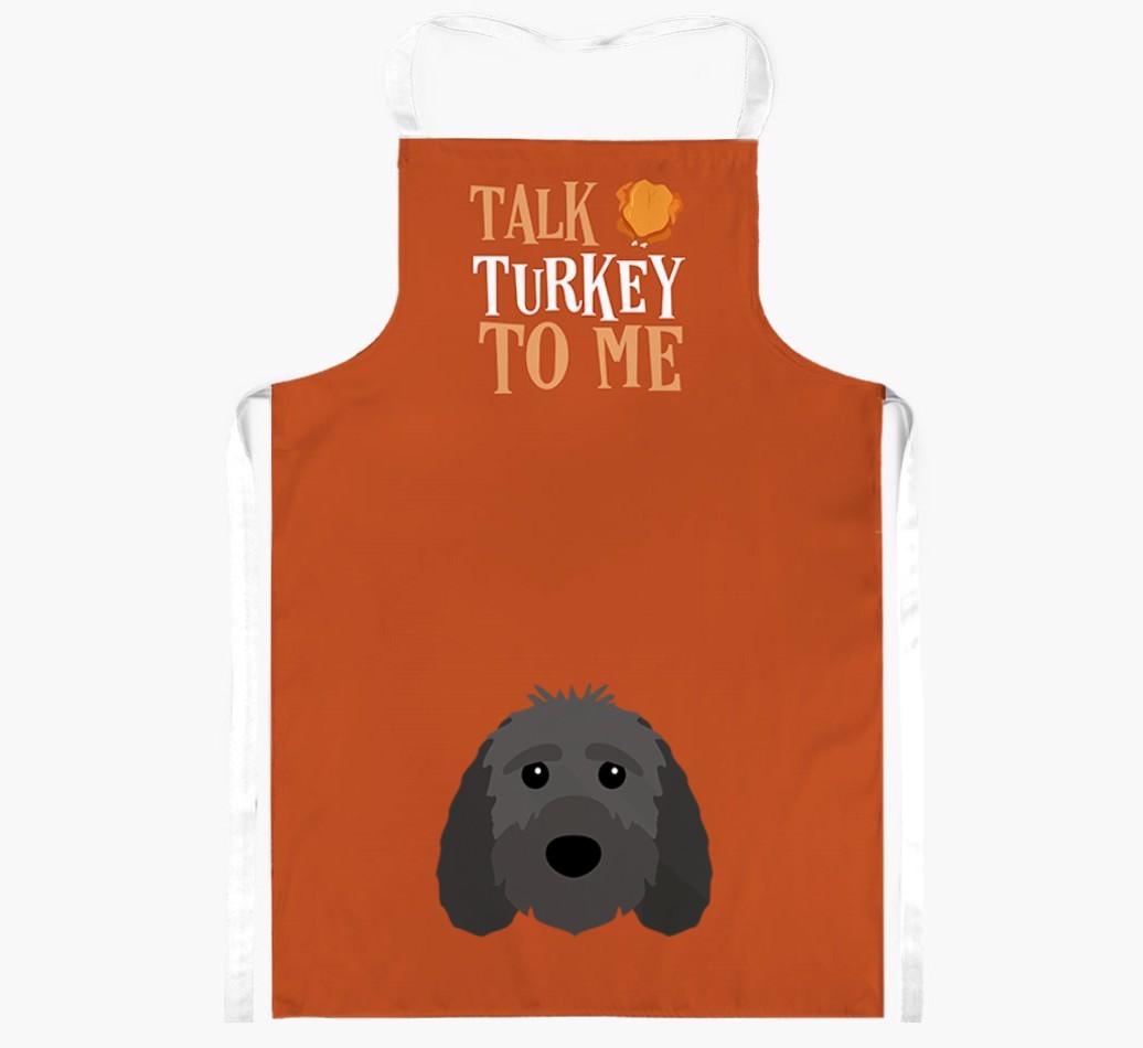 Talk Turkey To Me: Personalised {breedFullName} Apron