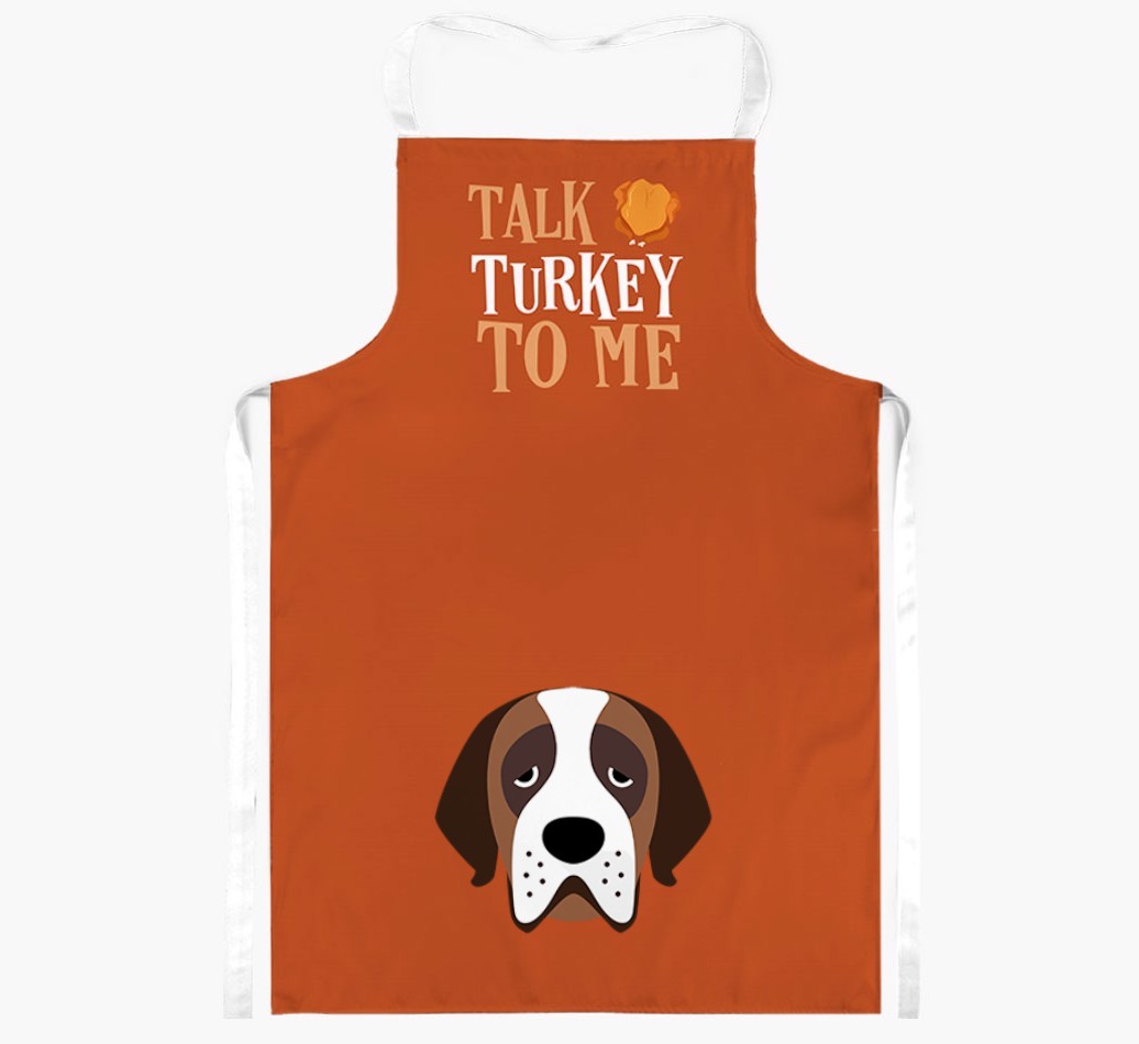 Talk Turkey To Me: Personalised {breedFullName} Apron