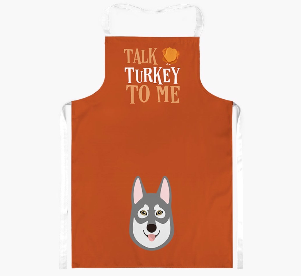 Talk Turkey To Me: Personalised {breedFullName} Apron