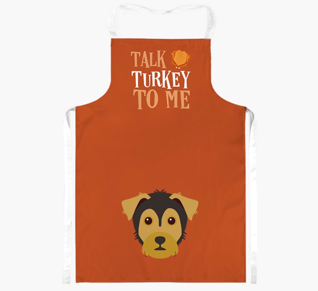 Talk Turkey To Me: Personalised {breedFullName} Apron