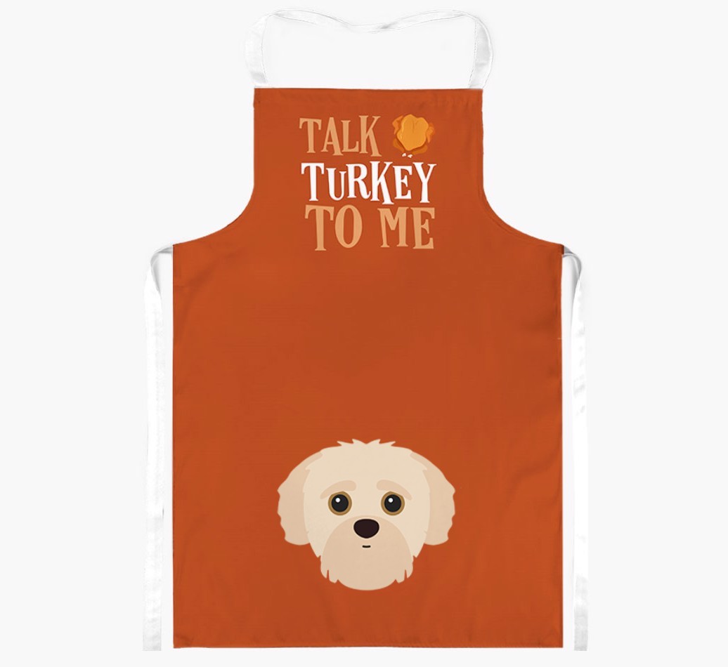 Talk Turkey To Me: Personalised {breedFullName} Apron