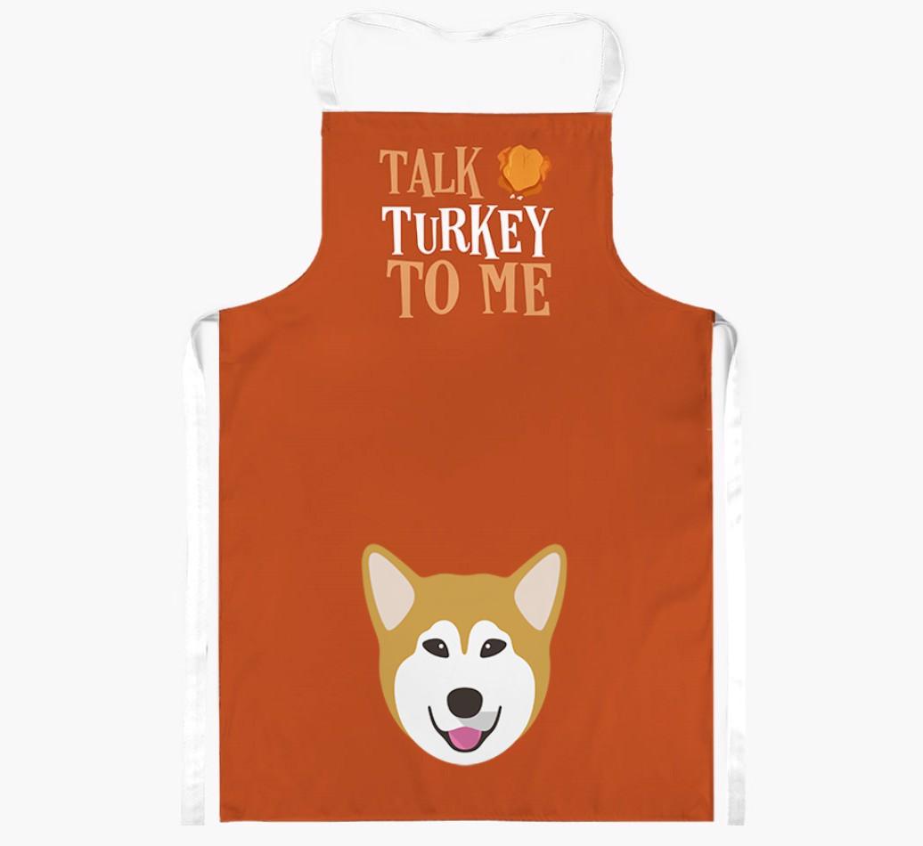 Talk Turkey To Me: Personalised {breedFullName} Apron