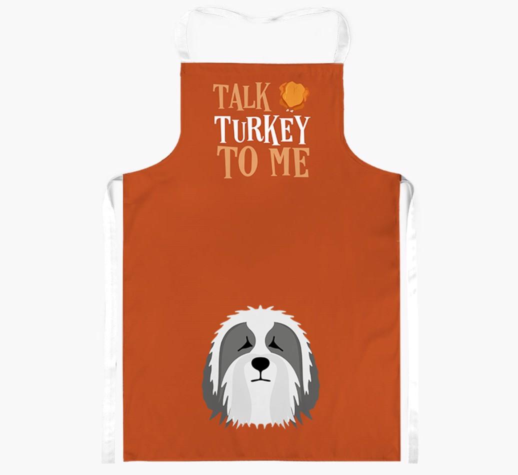 Talk Turkey To Me: Personalised {breedFullName} Apron