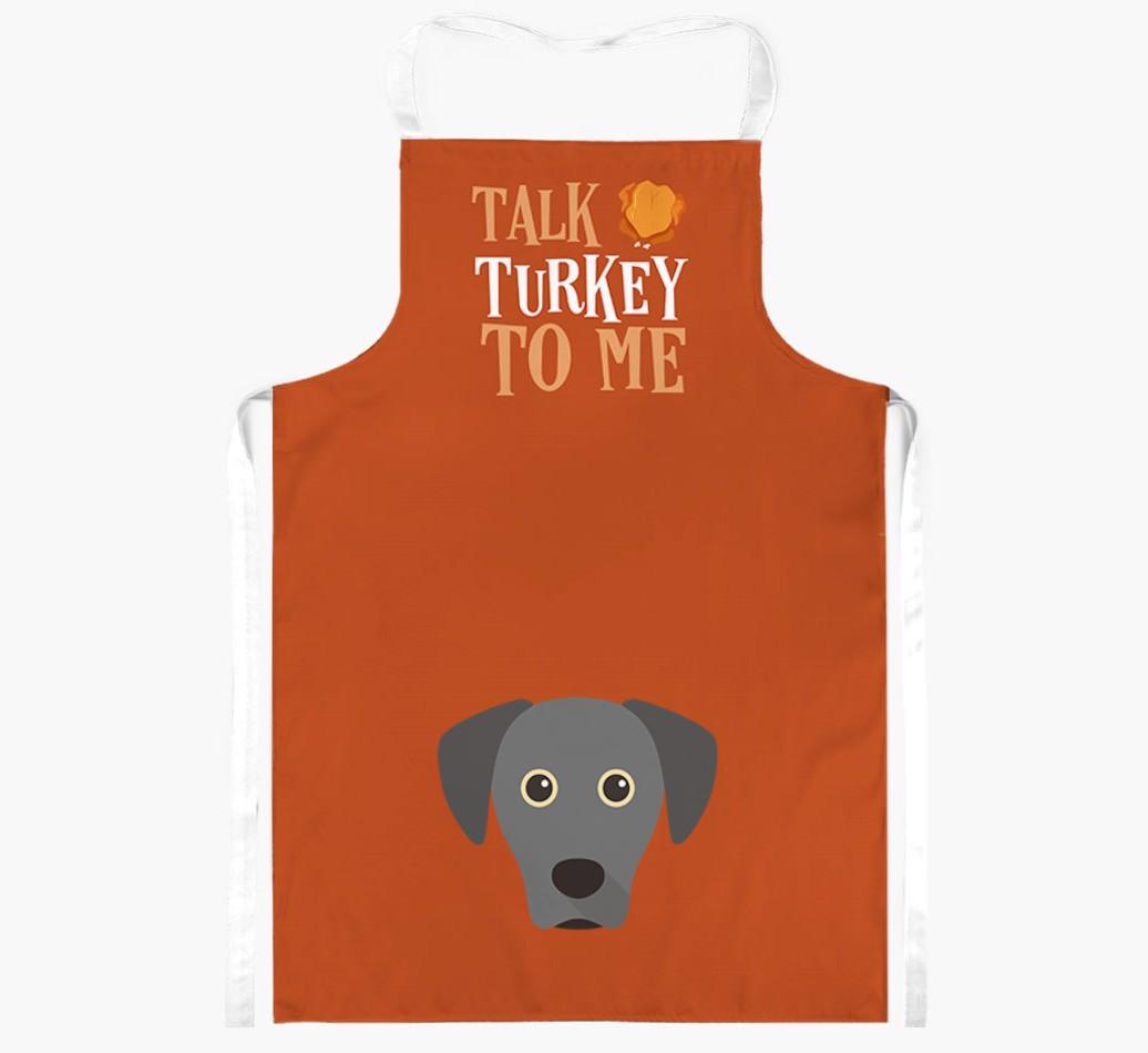 Talk Turkey To Me: Personalised {breedFullName} Apron