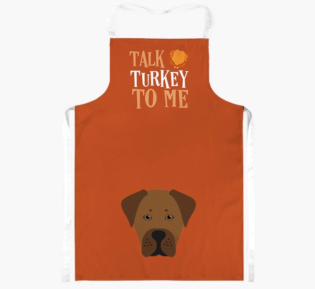 Talk Turkey To Me: Personalised {breedFullName} Apron