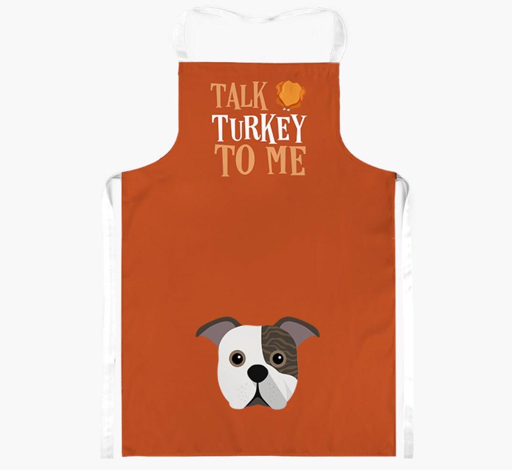 Talk Turkey To Me: Personalised {breedFullName} Apron