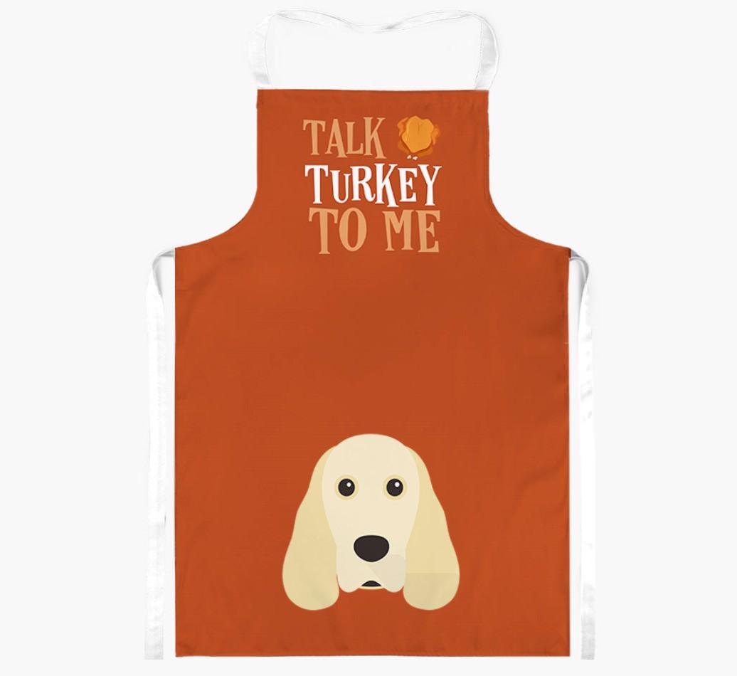 Talk Turkey To Me: Personalised {breedFullName} Apron