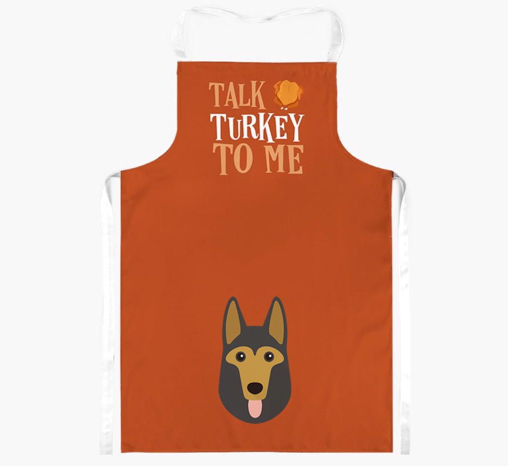Talk Turkey To Me: Personalised {breedFullName} Apron