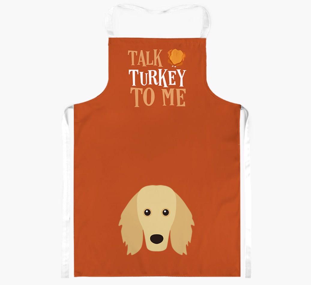 Talk Turkey To Me: Personalised {breedFullName} Apron