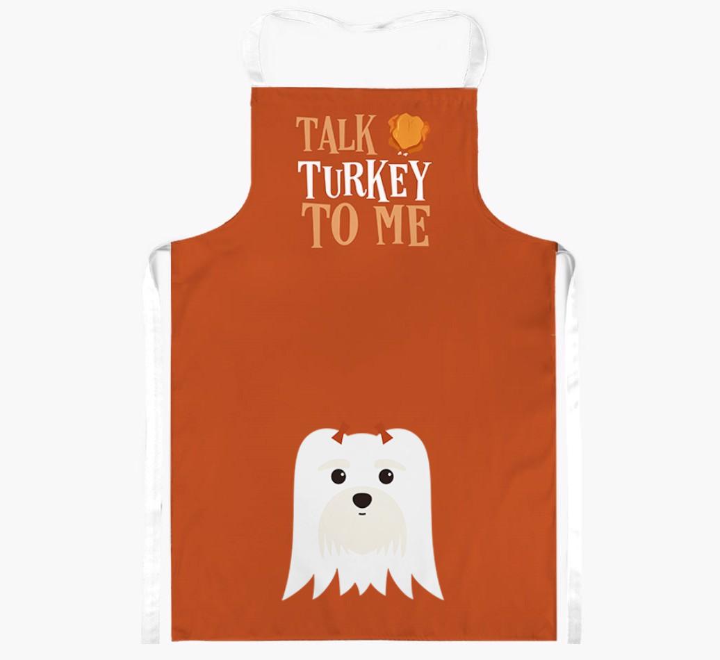 Talk Turkey To Me: Personalised {breedFullName} Apron