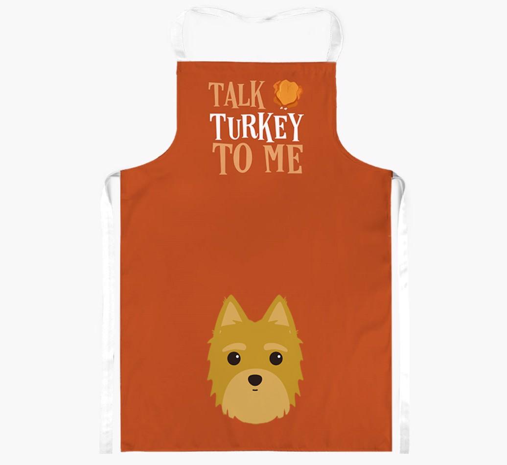 Talk Turkey To Me: Personalised {breedFullName} Apron
