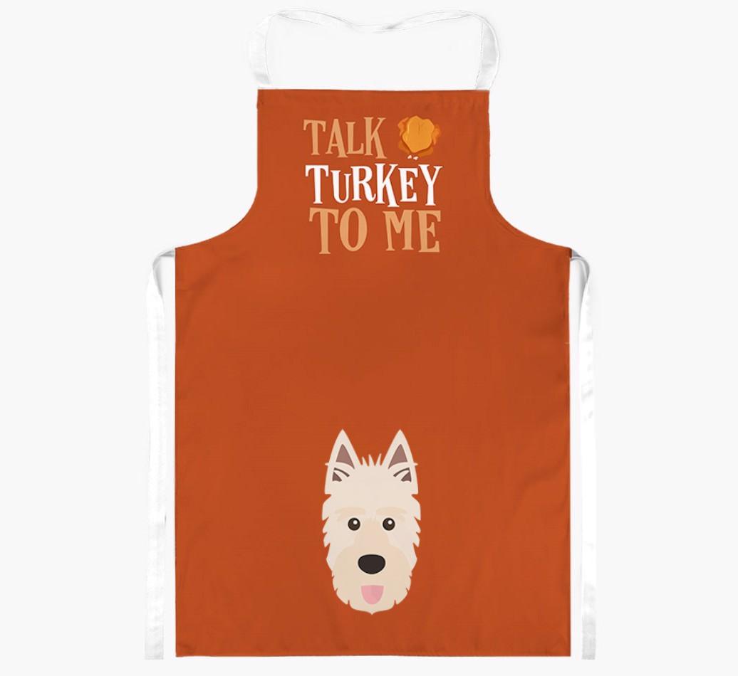 Talk Turkey To Me: Personalised {breedFullName} Apron