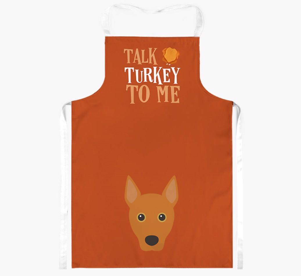 Talk Turkey To Me: Personalised {breedFullName} Apron