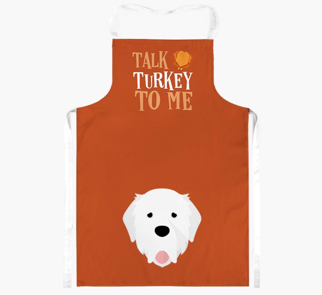 Talk Turkey To Me: Personalised {breedFullName} Apron