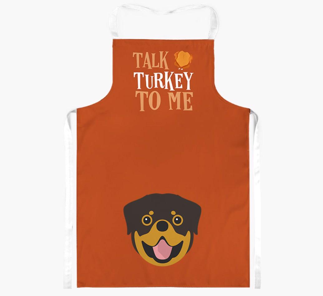 Talk Turkey To Me: Personalised {breedFullName} Apron
