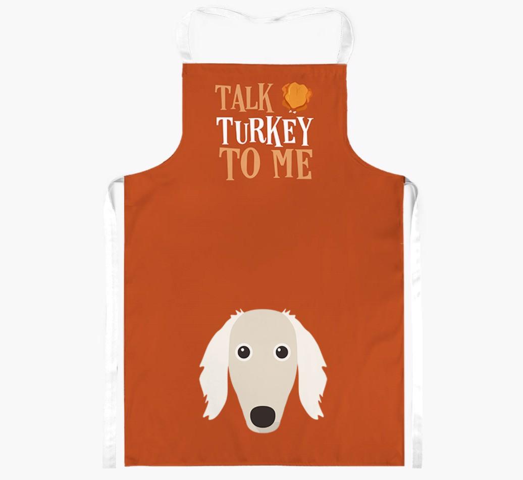 Talk Turkey To Me: Personalised {breedFullName} Apron