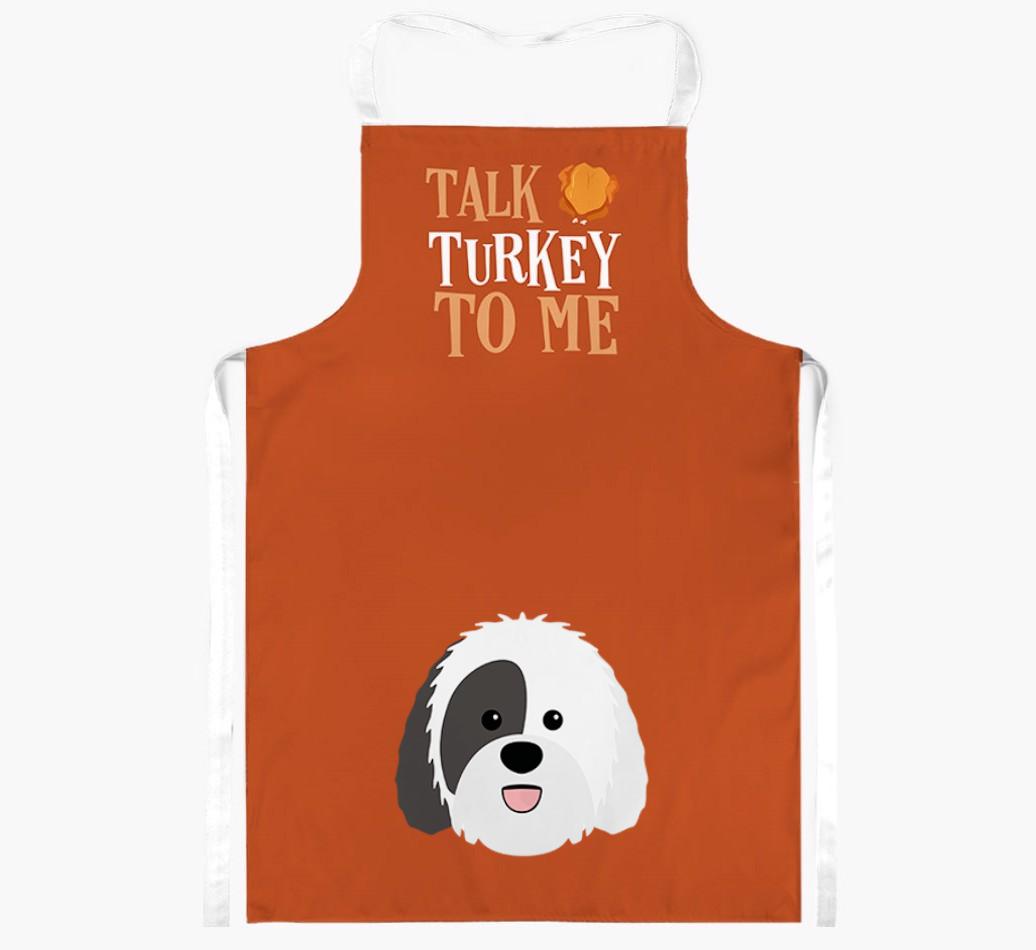 Talk Turkey To Me: Personalised {breedFullName} Apron