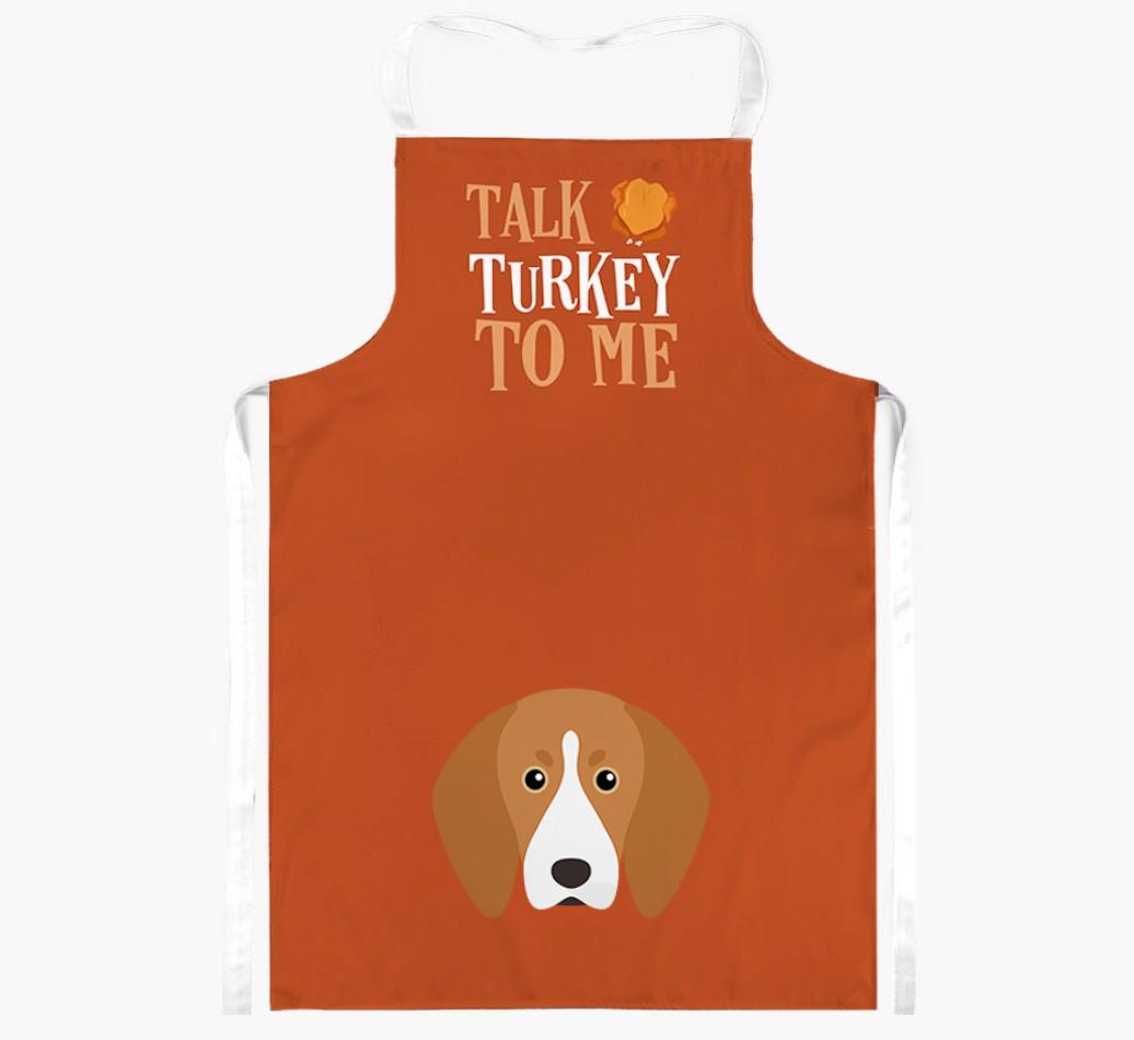 Talk Turkey To Me: Personalised {breedFullName} Apron