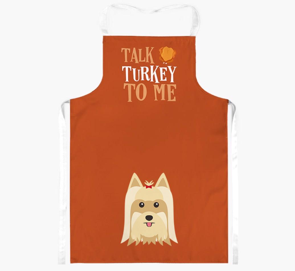 Talk Turkey To Me: Personalised {breedFullName} Apron