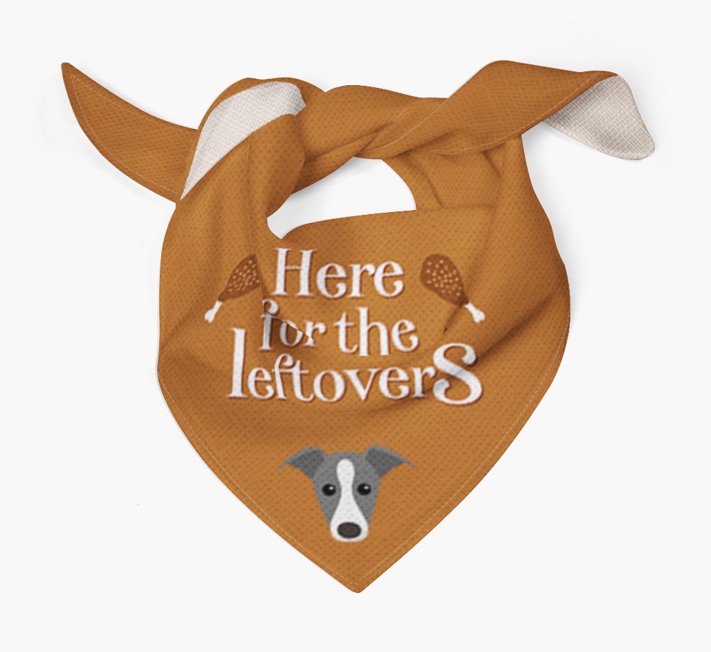 Here For The Leftovers: Personalised {breedFullName} Bandana