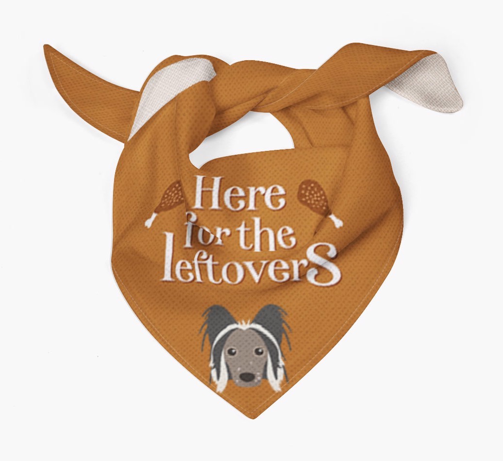 Here For The Leftovers: Personalised {breedFullName} Bandana
