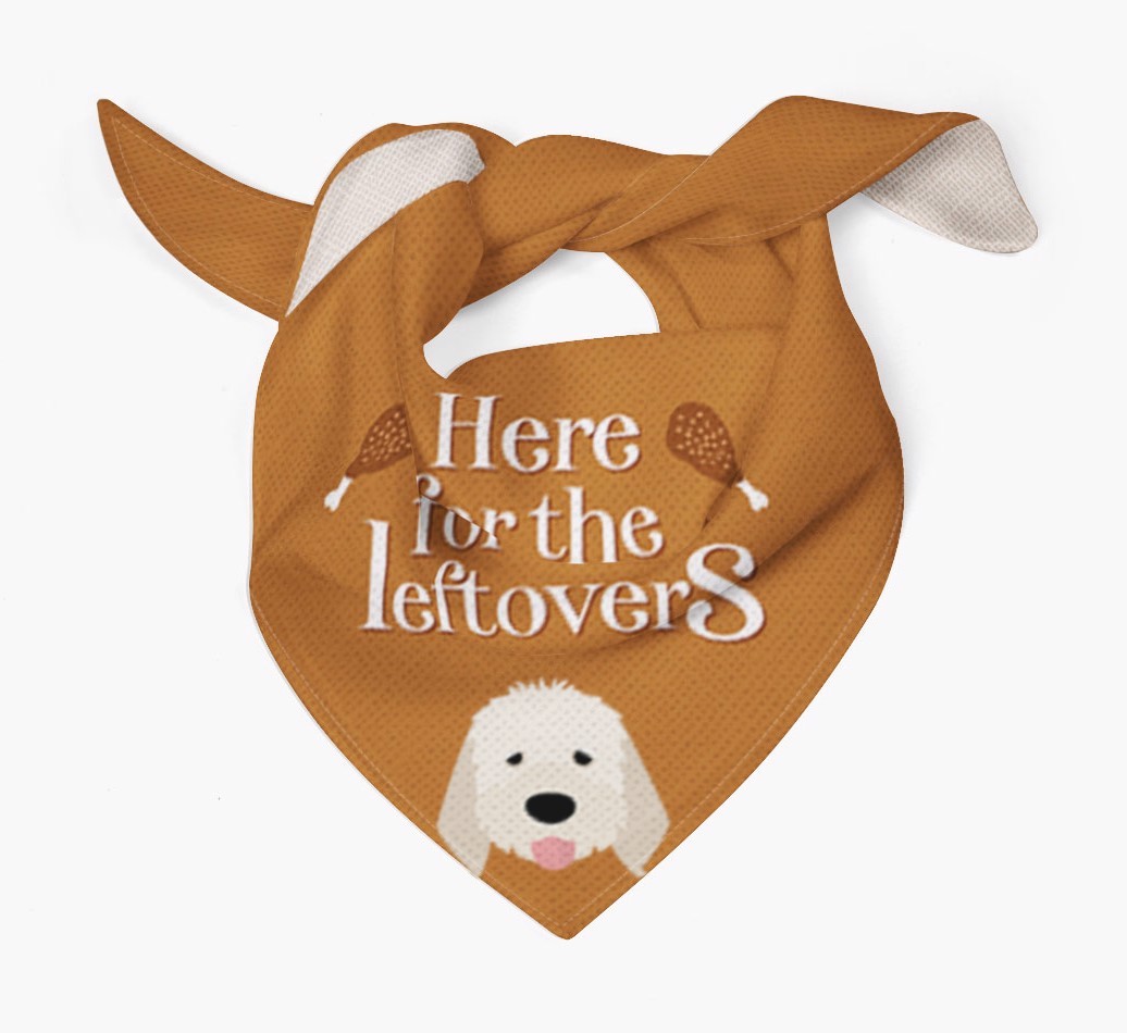 Here For The Leftovers: Personalised {breedFullName} Bandana