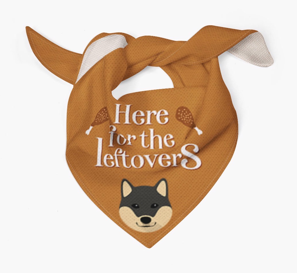 Here For The Leftovers: Personalised {breedFullName} Bandana