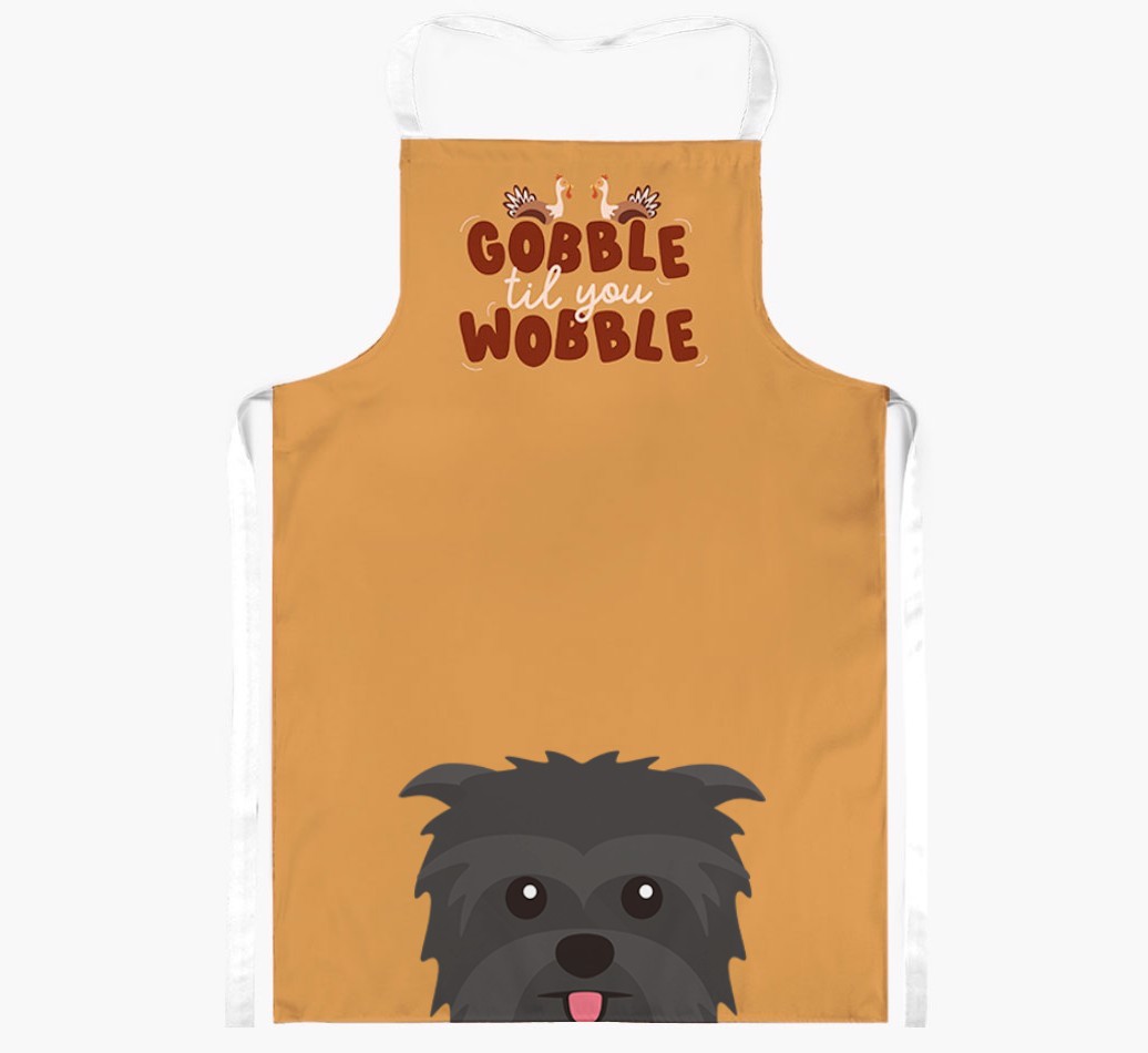 Gobble Til You Wobble: Personalised {breedFullName} Apron