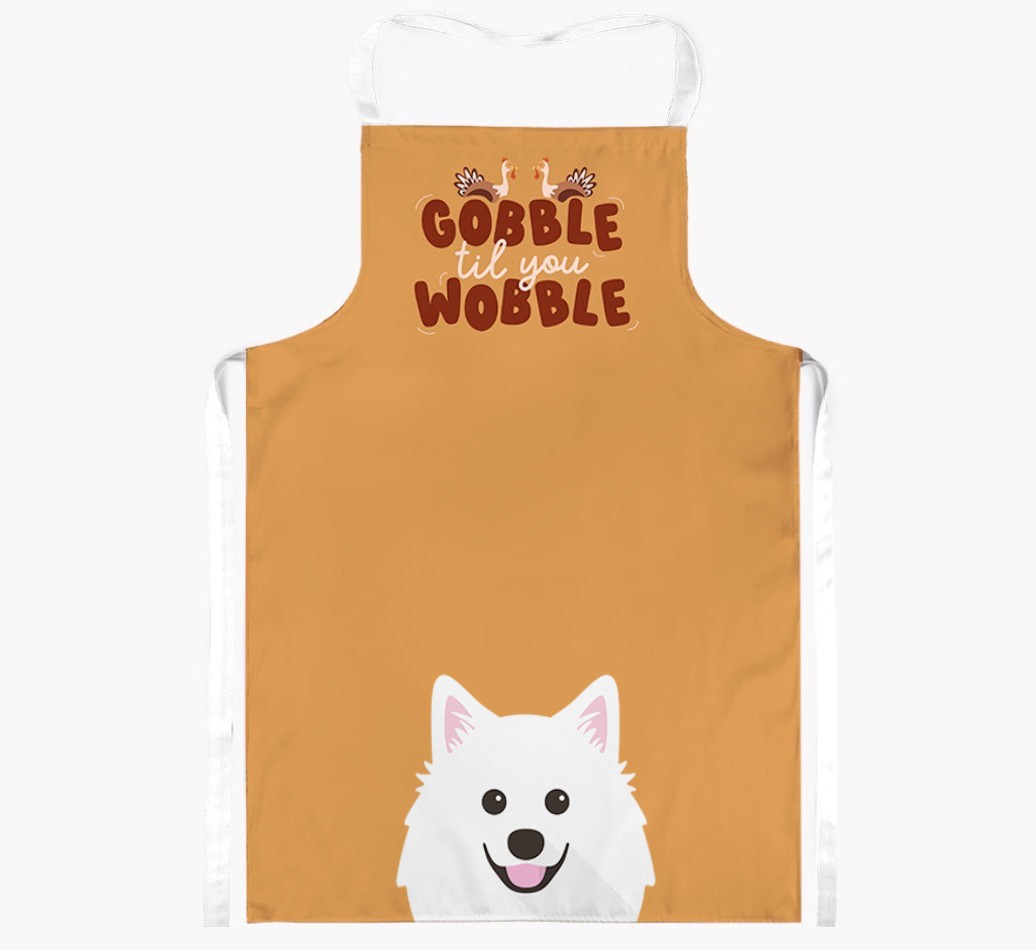 Gobble Til You Wobble: Personalised {breedFullName} Apron