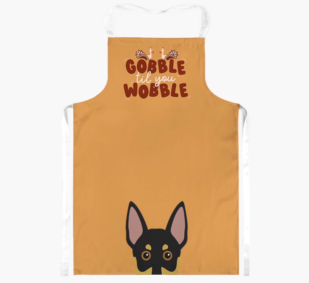 Gobble Til You Wobble: Personalised {breedFullName} Apron