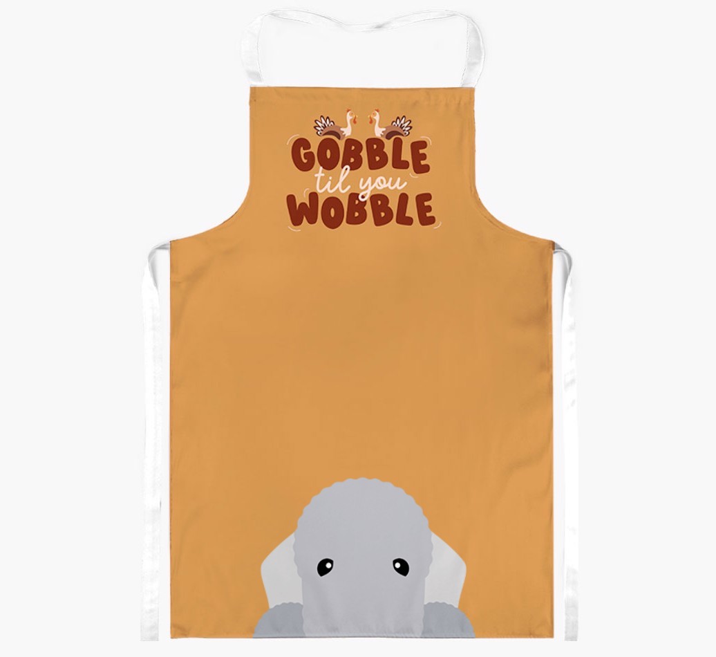 Gobble Til You Wobble: Personalised {breedFullName} Apron