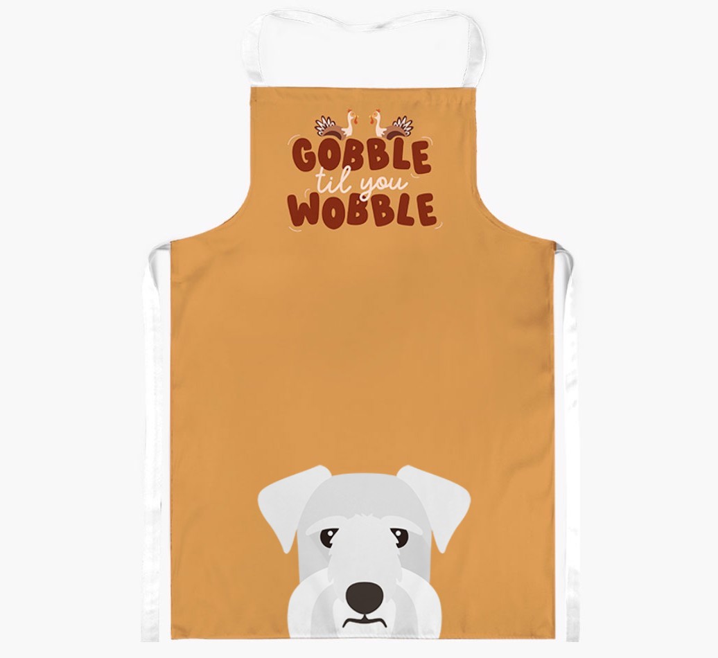 Gobble Til You Wobble: Personalised {breedFullName} Apron