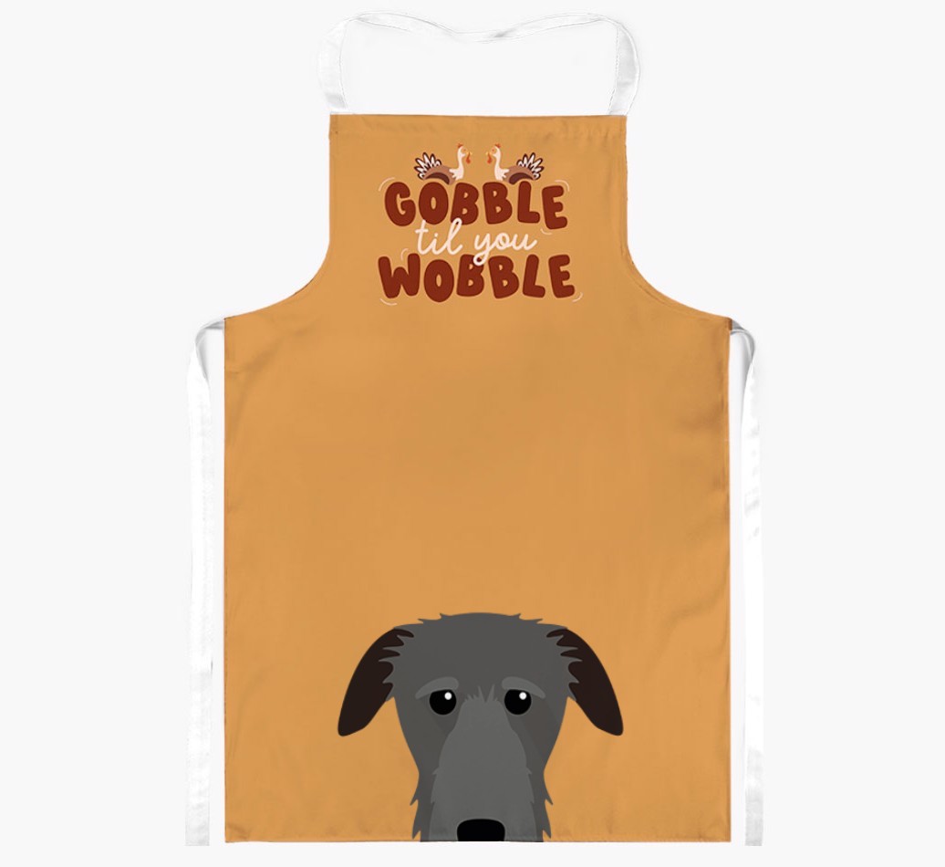 Gobble Til You Wobble: Personalised {breedFullName} Apron
