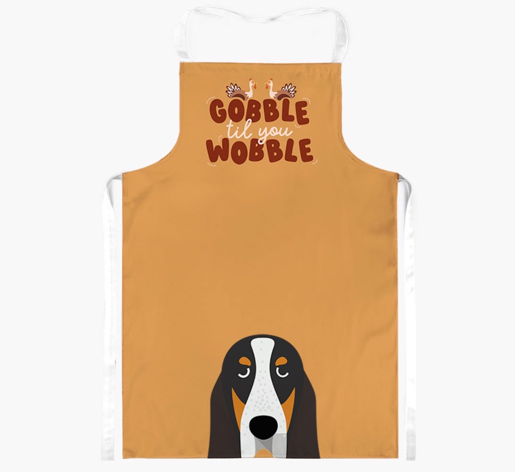 Gobble Til You Wobble: Personalised {breedFullName} Apron