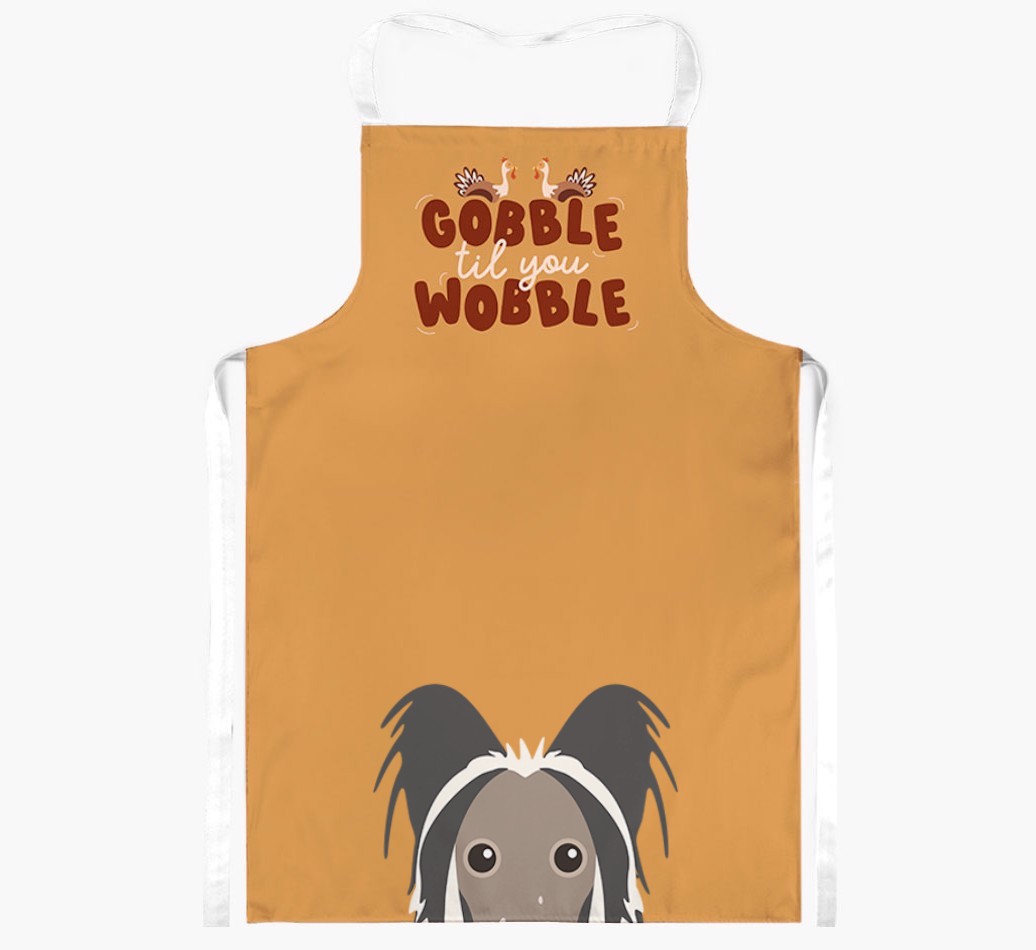Gobble Til You Wobble: Personalised {breedFullName} Apron