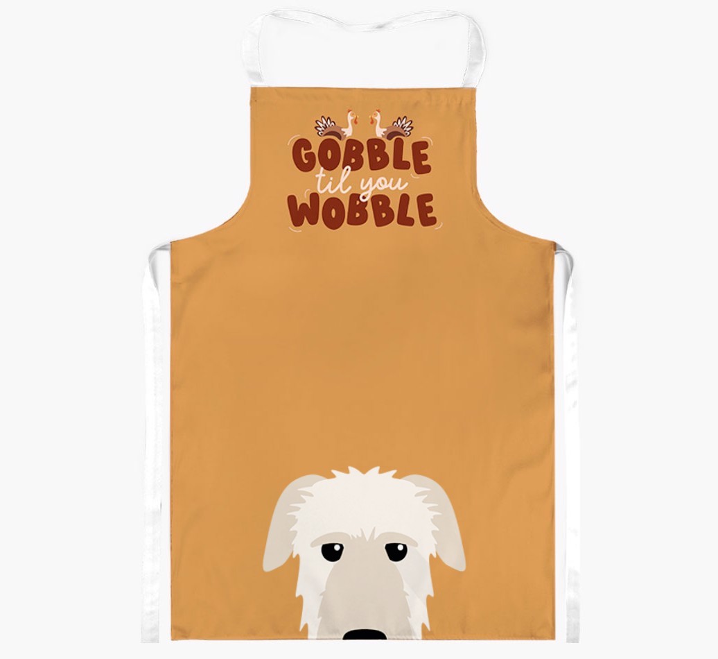 Gobble Til You Wobble: Personalised {breedFullName} Apron
