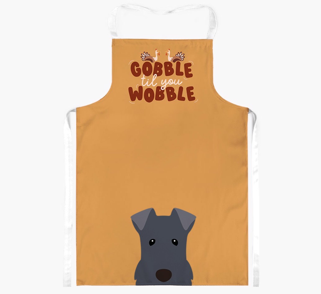 Gobble Til You Wobble: Personalised {breedFullName} Apron