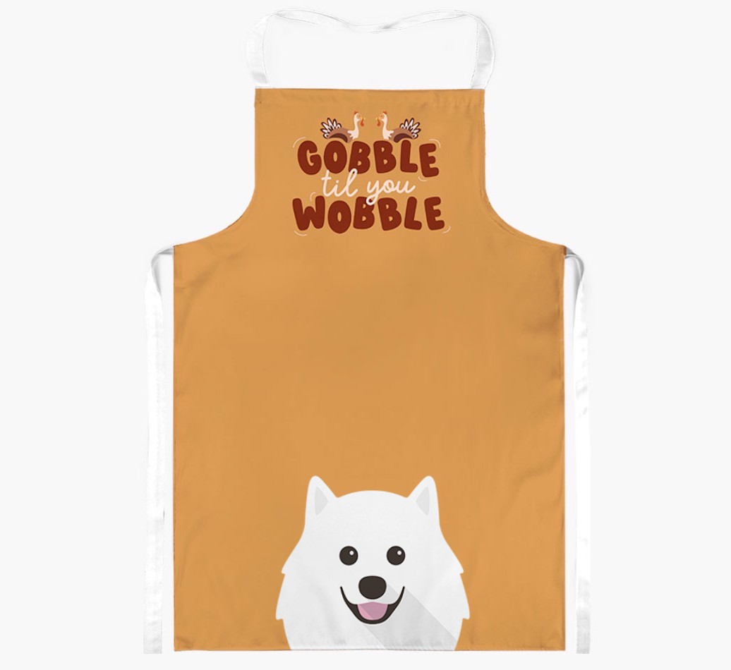 Gobble Til You Wobble: Personalised {breedFullName} Apron