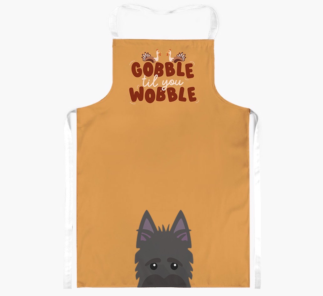Gobble Til You Wobble: Personalised {breedFullName} Apron