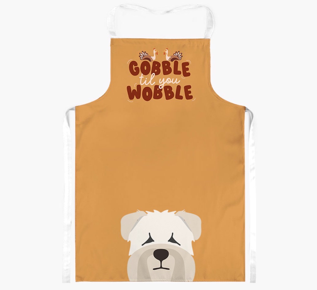 Gobble Til You Wobble: Personalised {breedFullName} Apron