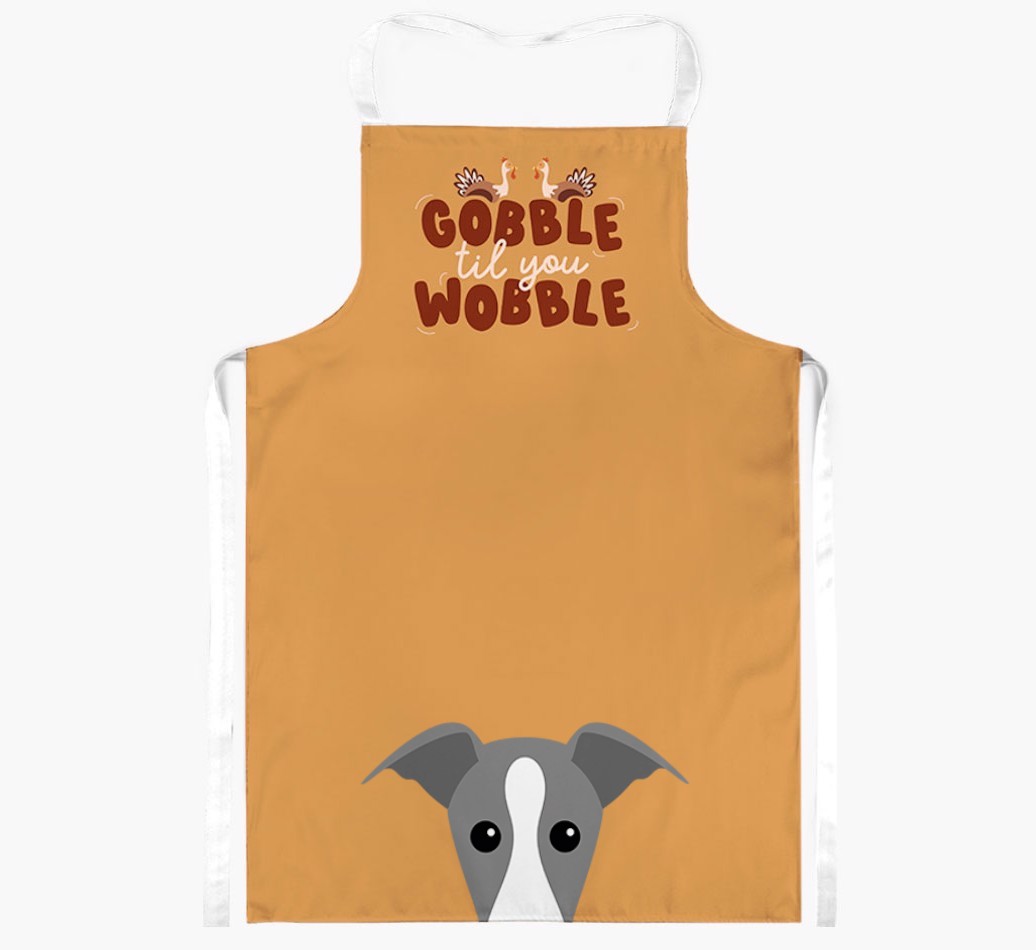 Gobble Til You Wobble: Personalised {breedFullName} Apron