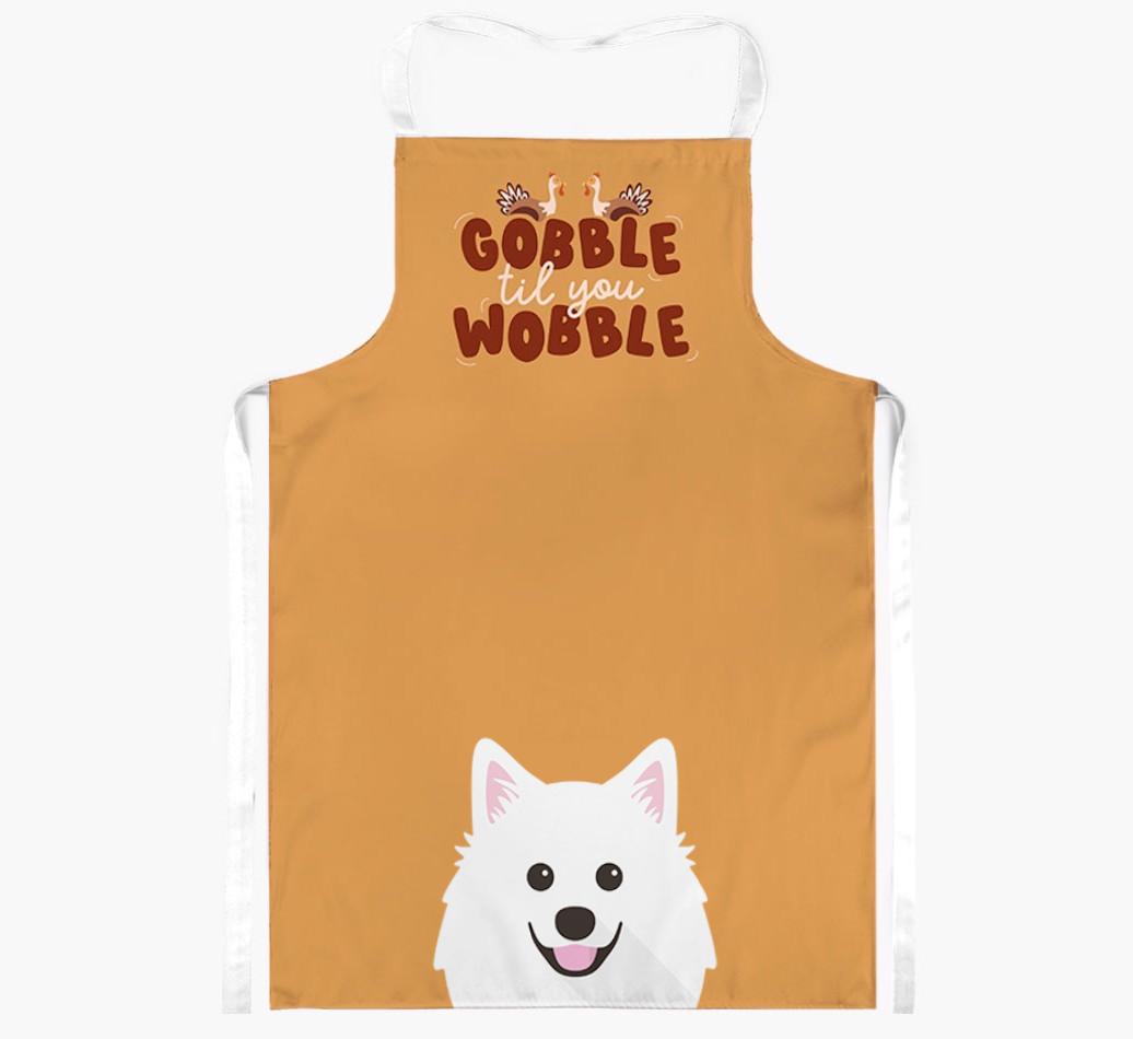 Gobble Til You Wobble: Personalized {breedFullName} Apron